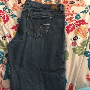 American Eagle  Skinny Dark Blue Jeans